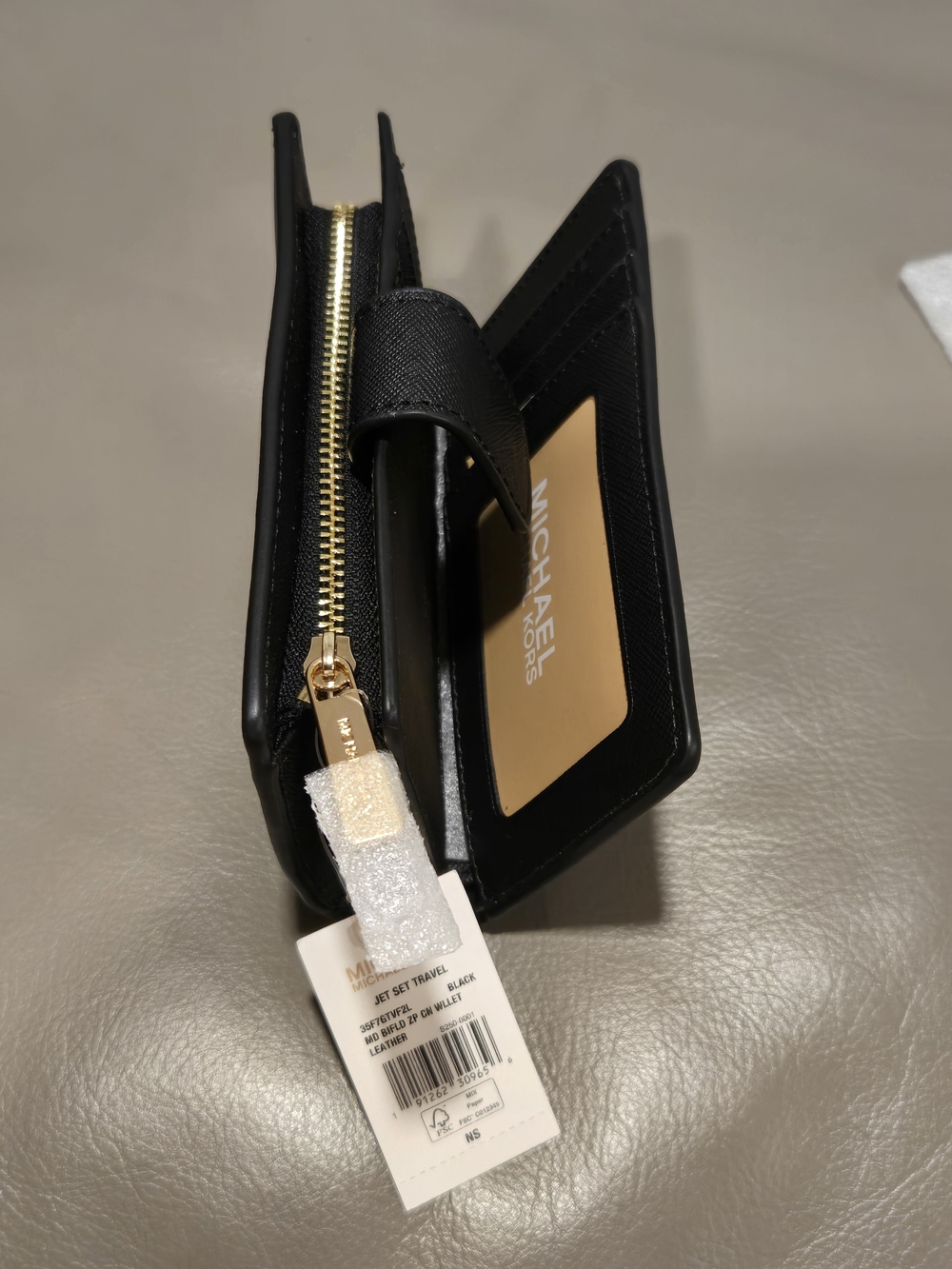 Michael Kors Black Saffiano Leather Wallet - Picture 5 of 8